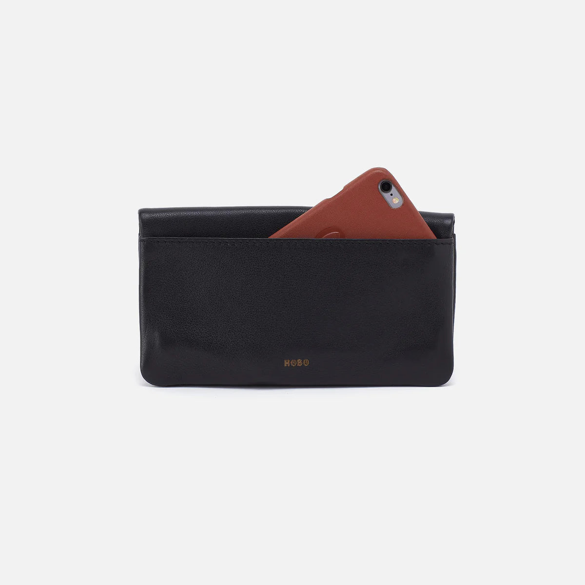 Lumen in Cloud Black Continental Wallet