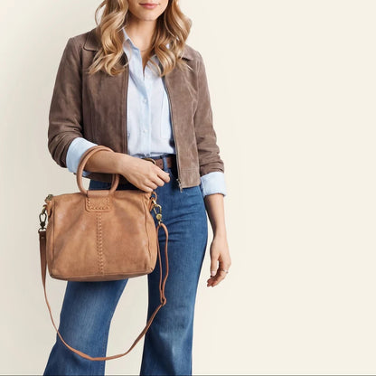 Sheila Medium Whiskey Handbag