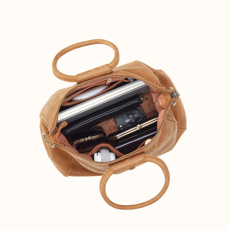 Sheila Medium Whiskey Handbag