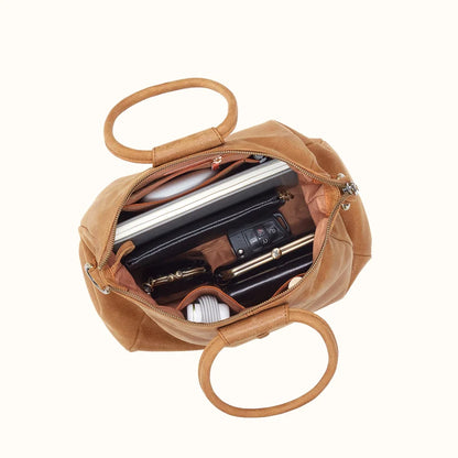 Sheila Medium Whiskey Handbag