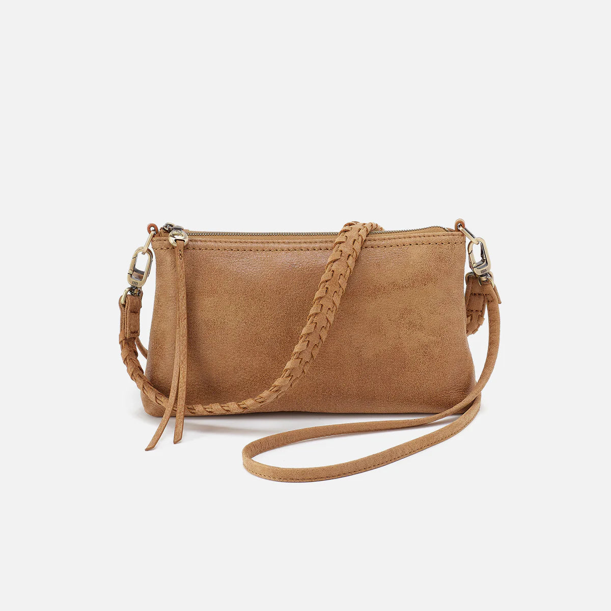 Darcy Buffed Leather Whiskey Crossbody