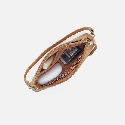 Darcy Buffed Leather Whiskey Crossbody