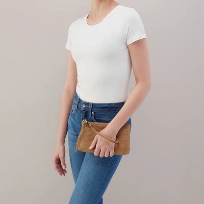 Darcy Buffed Leather Whiskey Crossbody