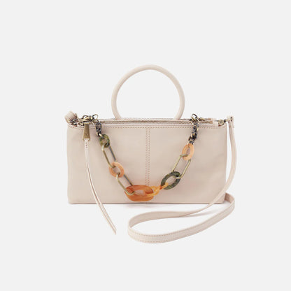 Sable Pale Flax Crossbody With Charm