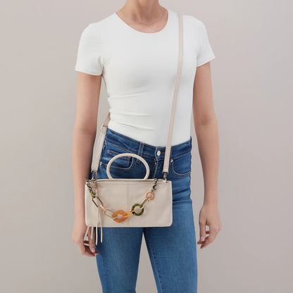 Sable Pale Flax Crossbody With Charm