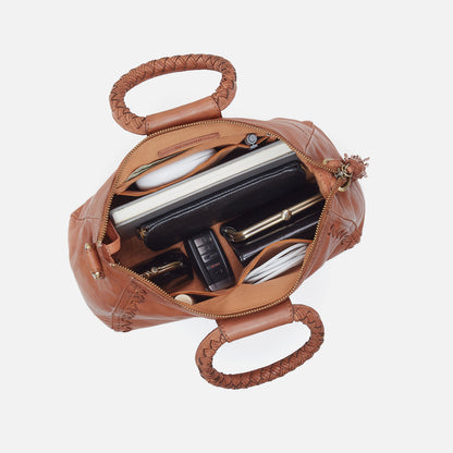 Sheila Medium Satchel Harvest Wheat Handbag