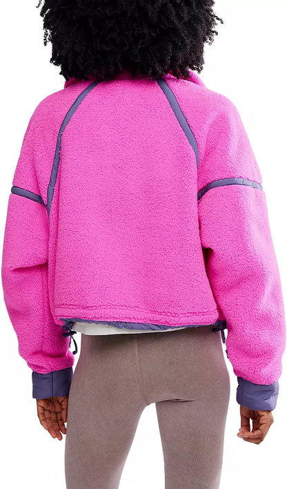Mountain High Fuschia Flirt 1/2 Zip Fleece