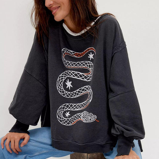 Graphic Camden Snake Combo Pullover