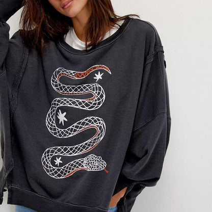 Graphic Camden Snake Combo Pullover