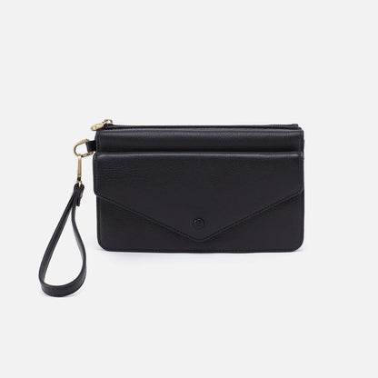 Goldie Black Wristlet