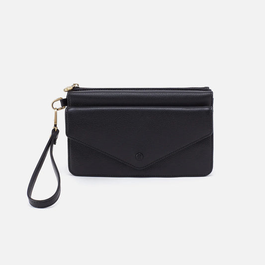 Goldie Black Wristlet