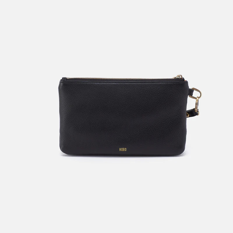 Goldie Black Wristlet