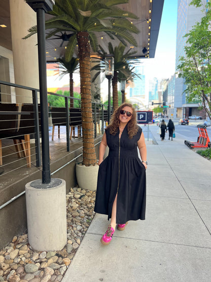 Catching the Sunset Black Dress