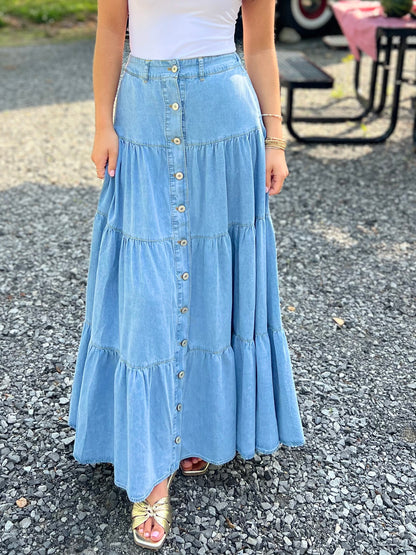 Weekend Getaway Maxi Skirt