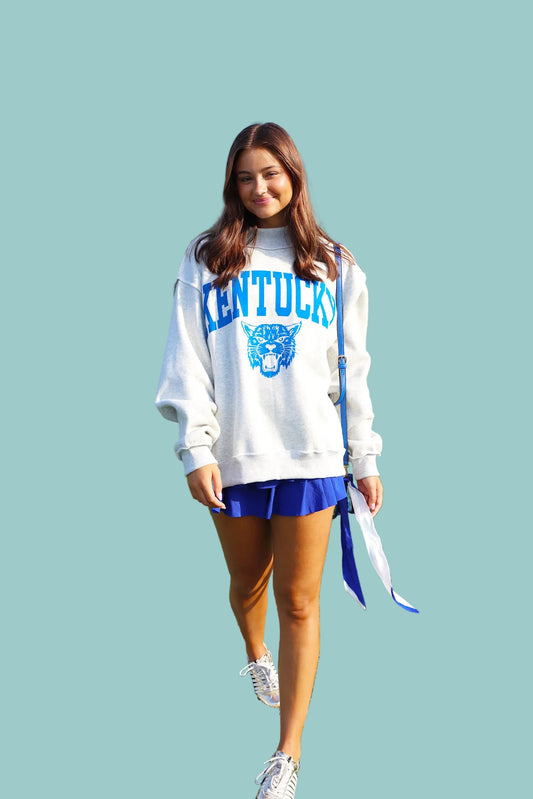 Kentucky Mascot Reversible Grey Sweatshirt