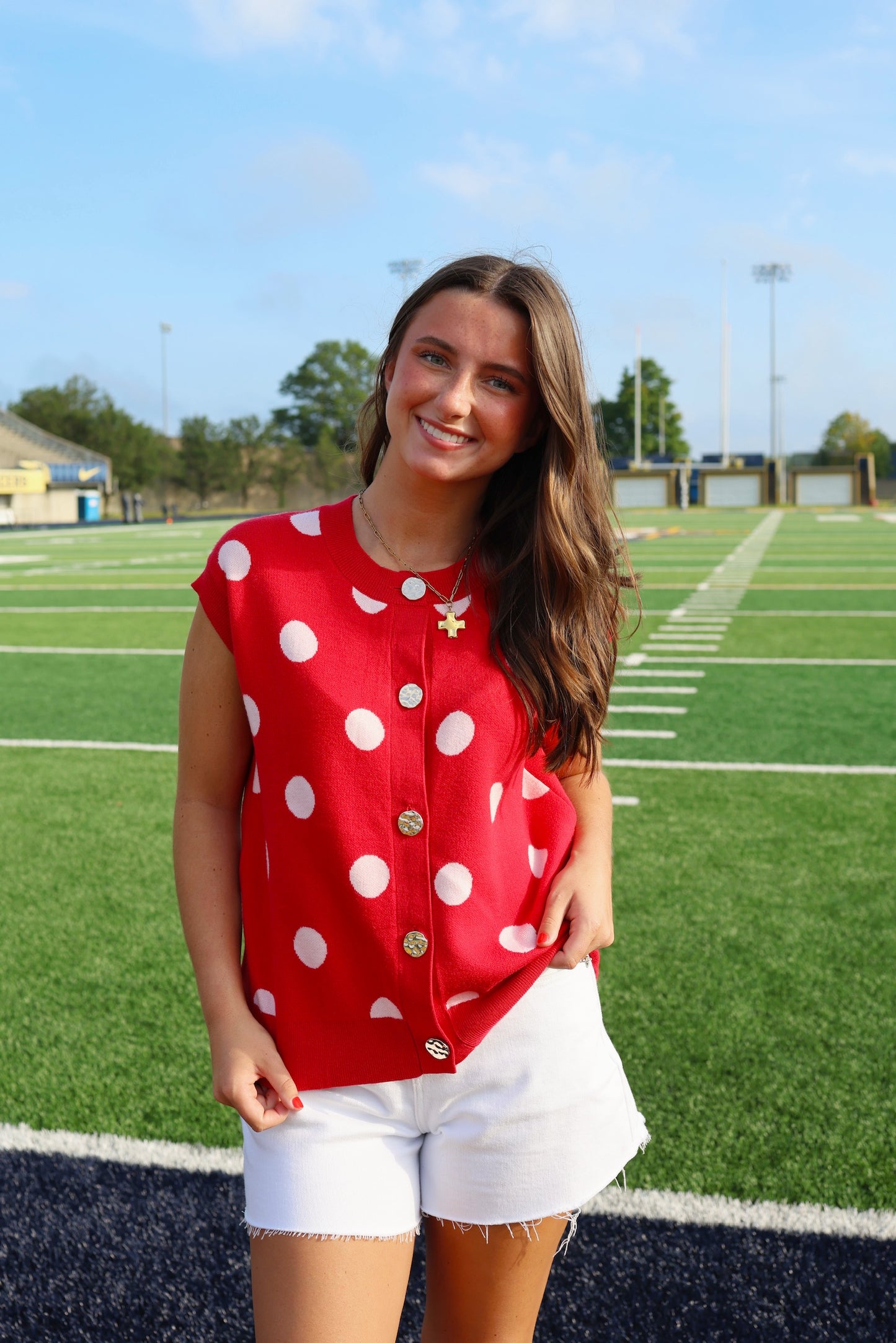 Dotted Detail Top