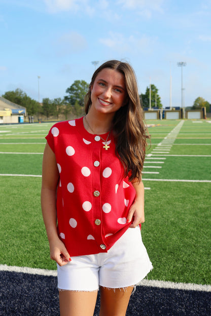 Dotted Detail Top