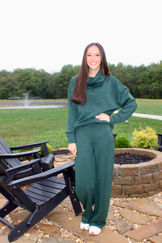Fillana Mel Pine Mel Pullover Top
