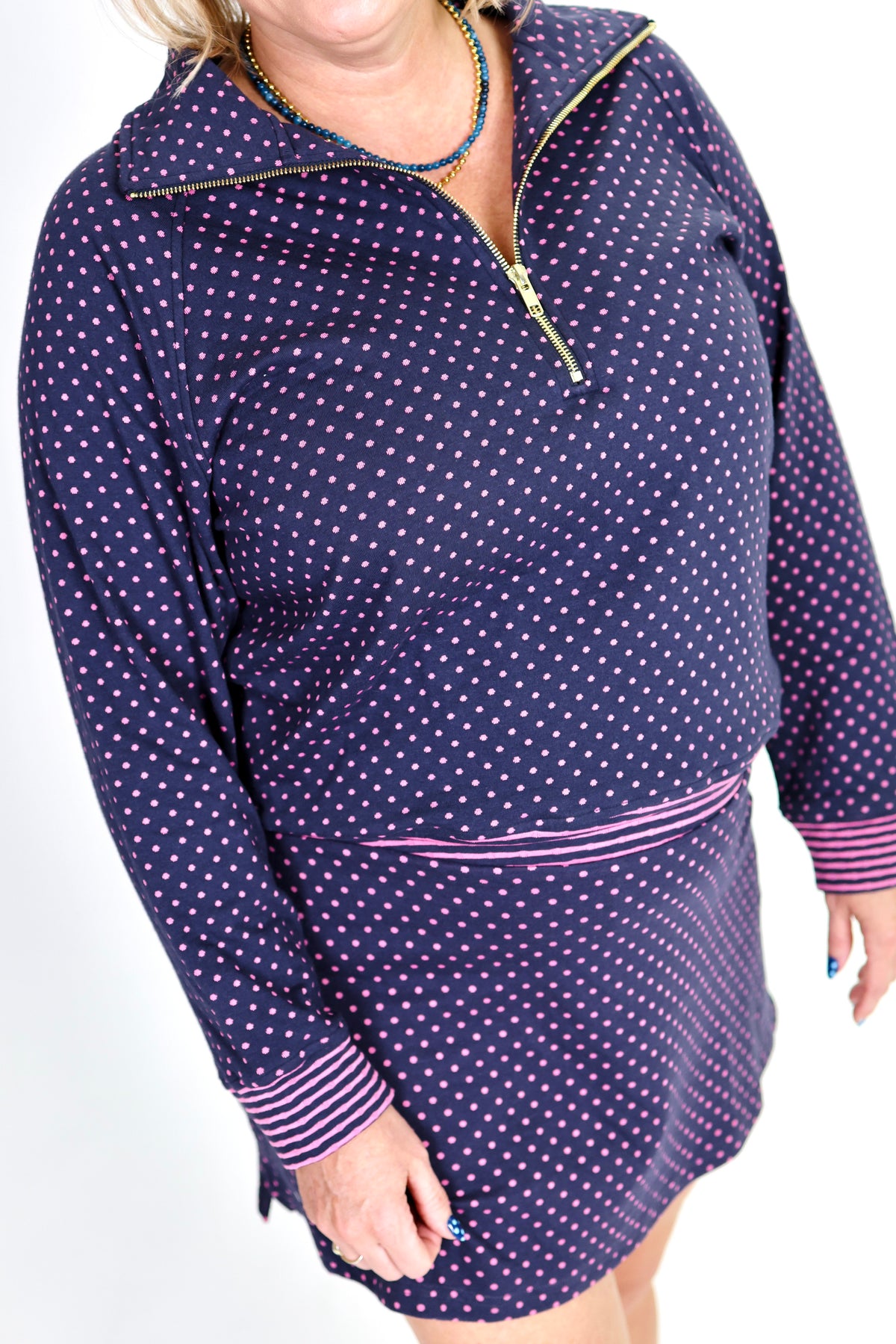 Vintage Match Point Navy Set