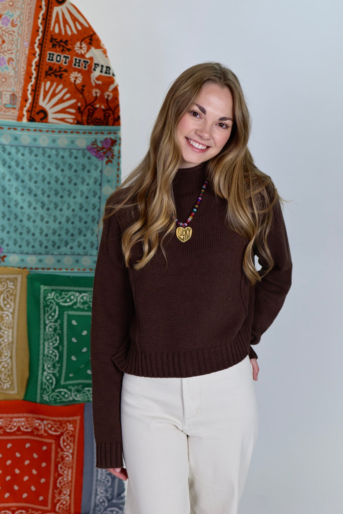 All The While Chocolate Sweater
