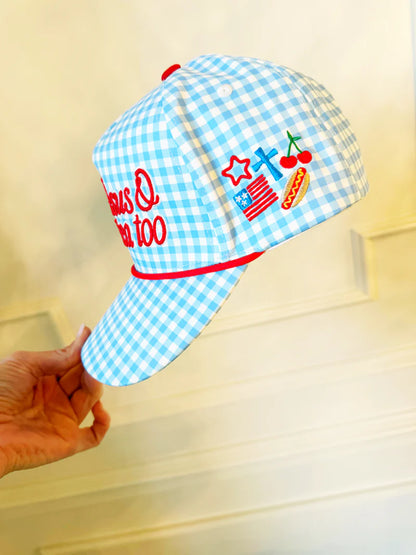Loves Jesus & America Too Cap