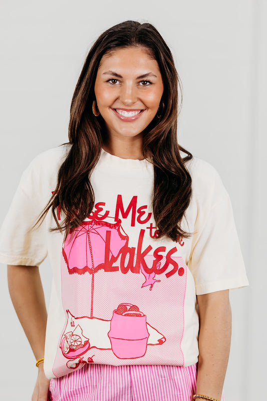 Take Me To the Lakes Oversized Tee