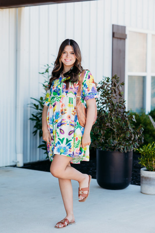 Vivid Vines Dress