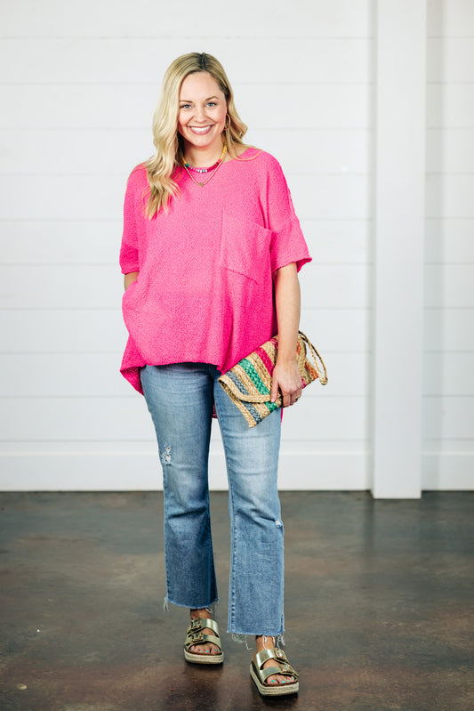 Everybody Wants This Magenta Top