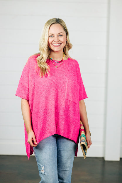 Everybody Wants This Magenta Top