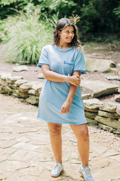 Poised Perfection Blue Dress