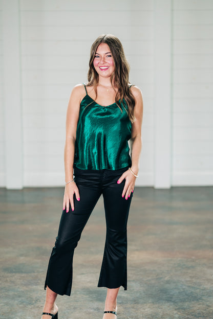 Subtly Chic Dark Green Top