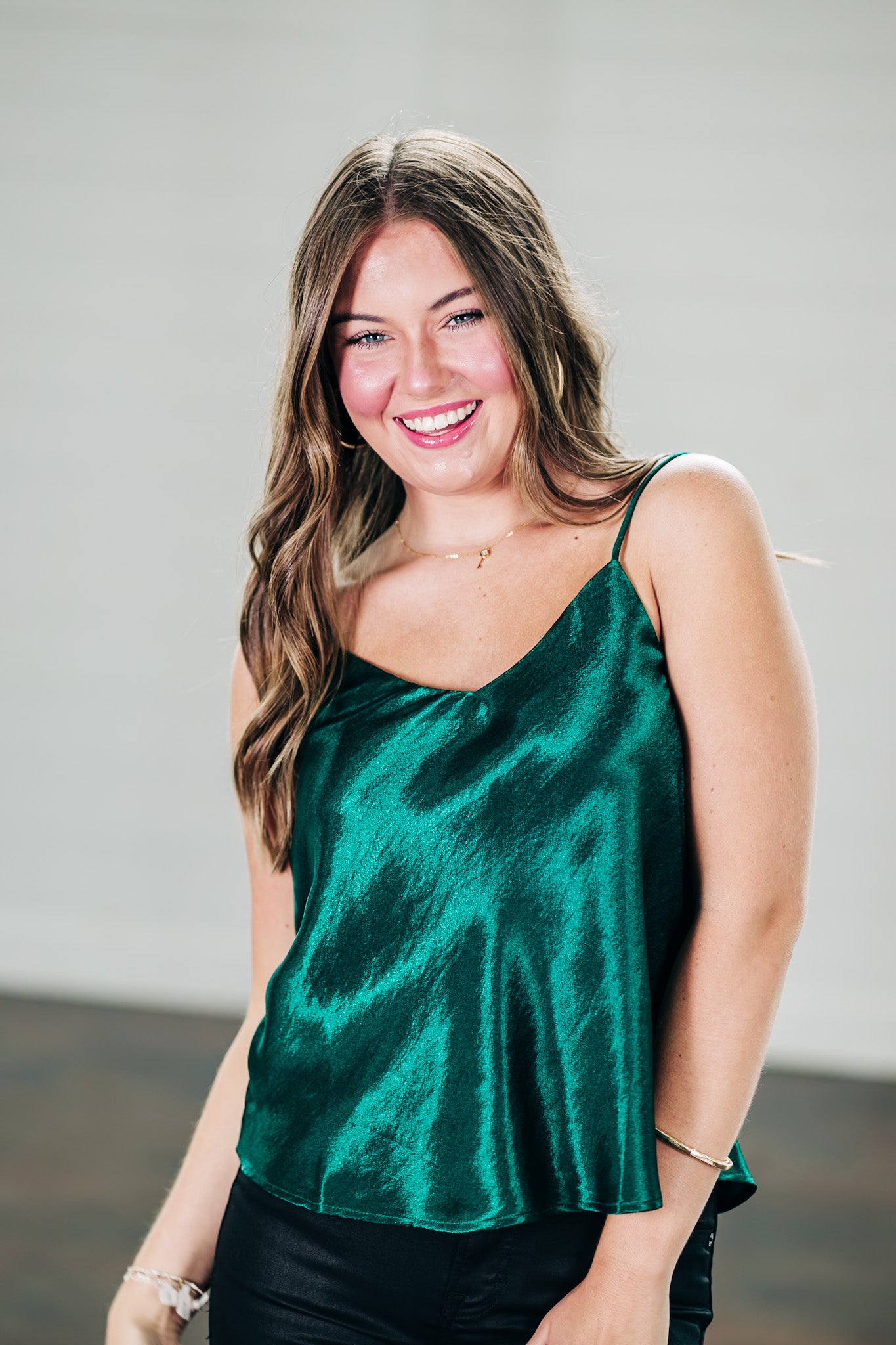 Subtly Chic Dark Green Top