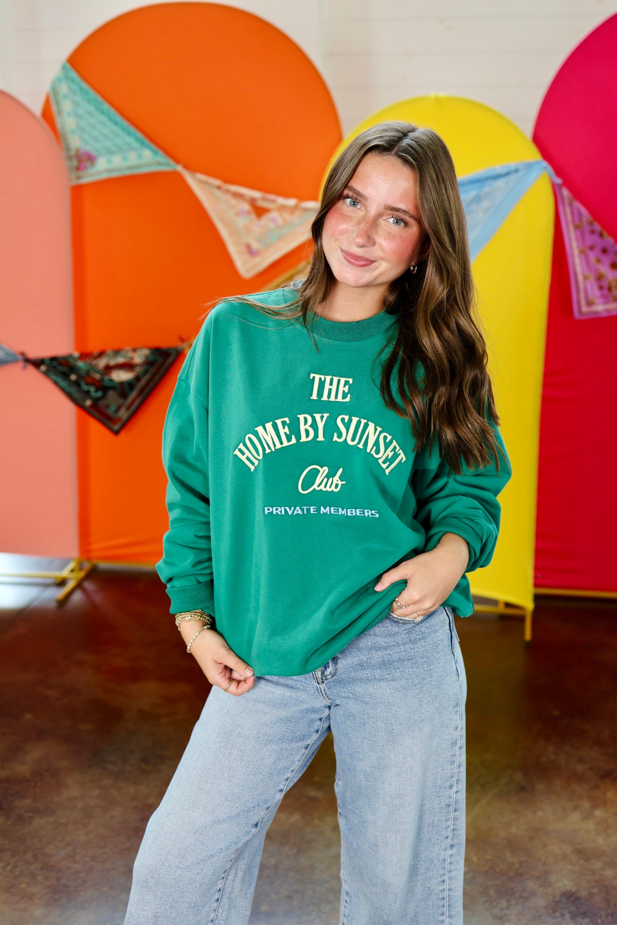 Home By Sunset Club Sweatshirt