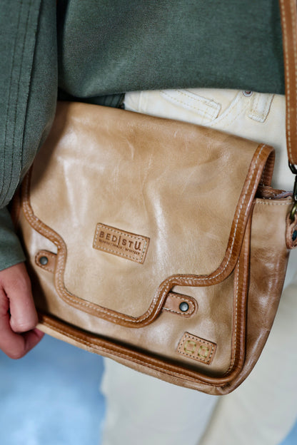 Ceremonious Oats Tan Rustic Handbag