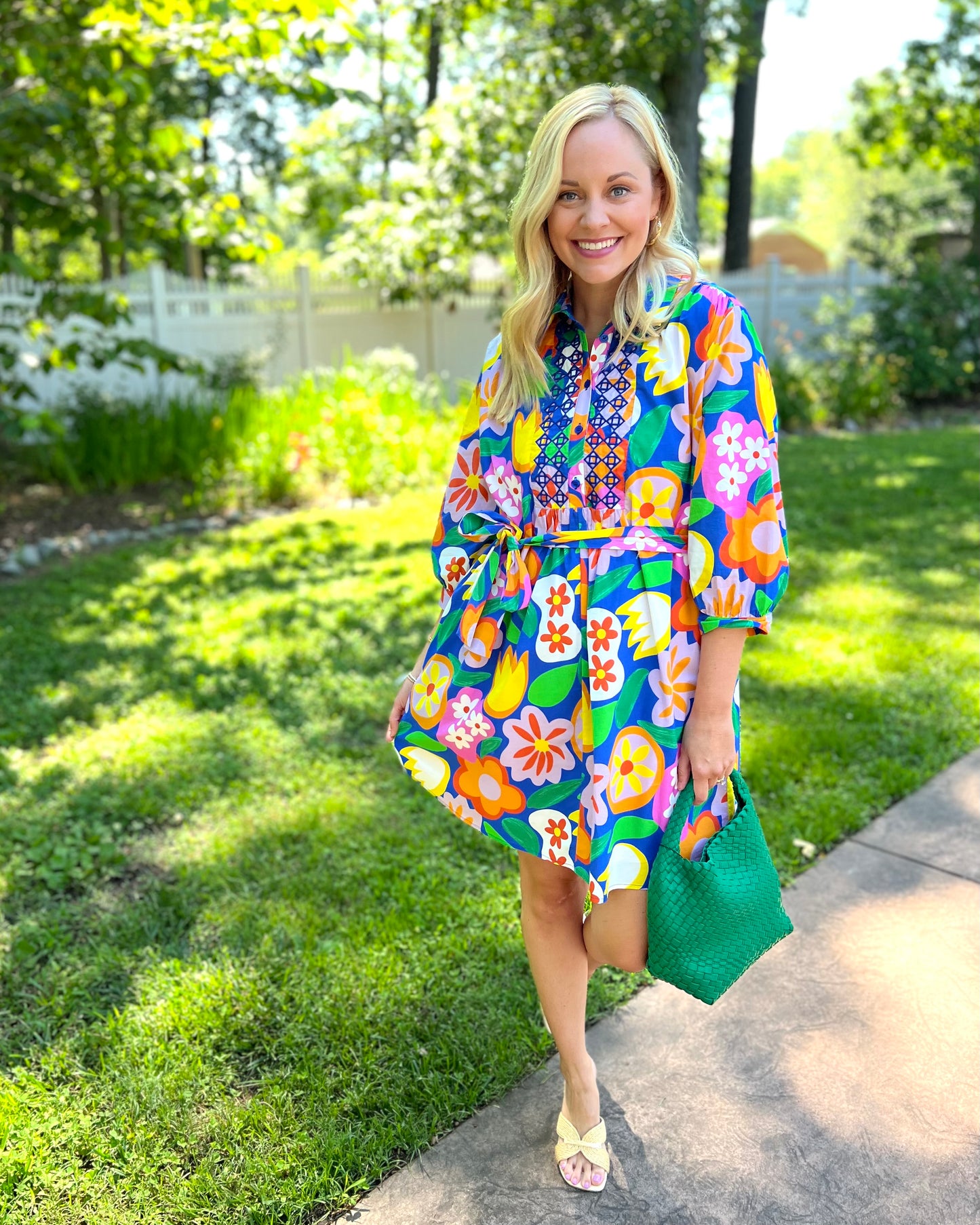 Bold Garden Dress