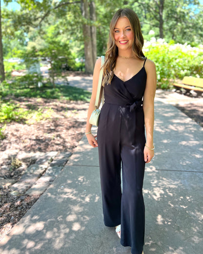 Nightfall Elegance Black Jumpsuit