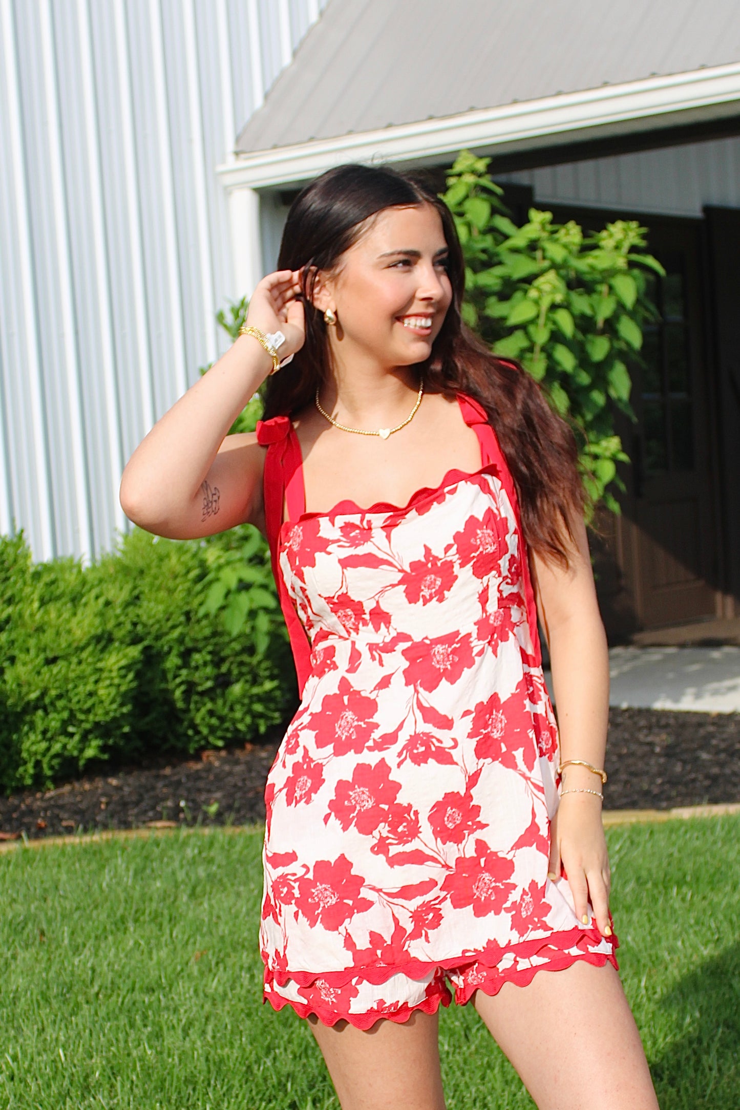 Leaving for the Day Romper