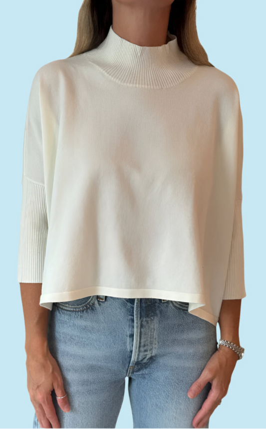Aja Ortho White Sweater
