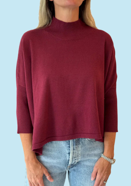 Aja Ortho Bordeaux Sweater