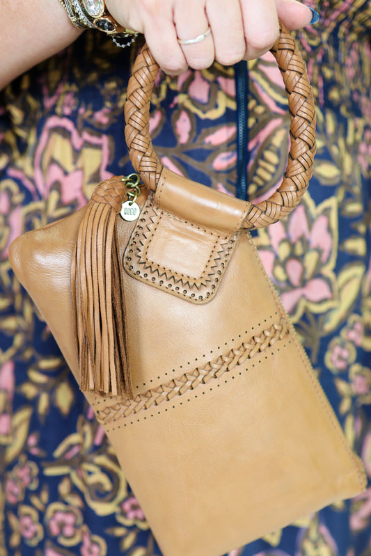 Sable Harvest Wheat Wristlet