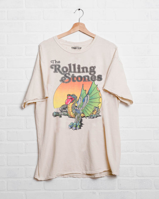 Rolling Stones Dragon Off White Graphic Tee