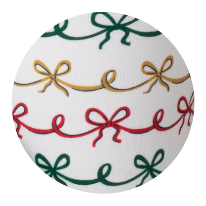 Christmas Bows Iced Cup Coolie (Medium)