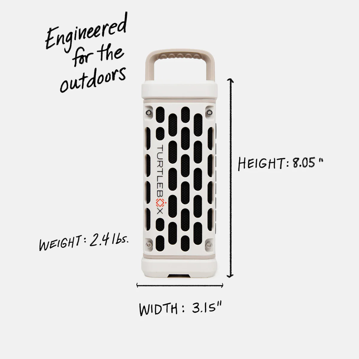 Turtlebox Ranger Waterproof Ivory Speaker