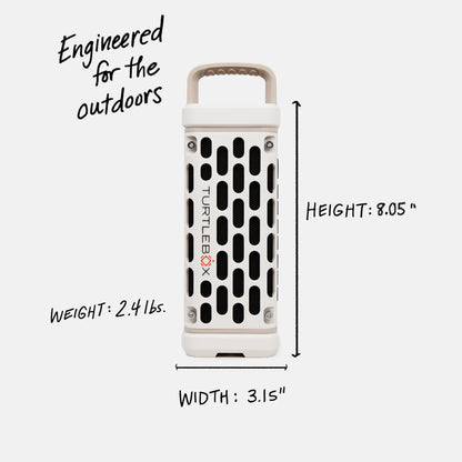 Turtlebox Ranger Waterproof Ivory Speaker