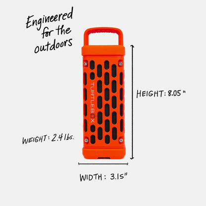 Turtlebox Ranger Waterproof Orange Speaker