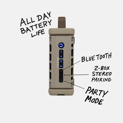 Turtlebox Ranger Waterproof Tan Speaker