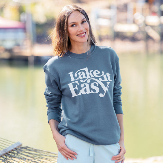 Lake It Easy Shoreline Fleece Sweatshirt