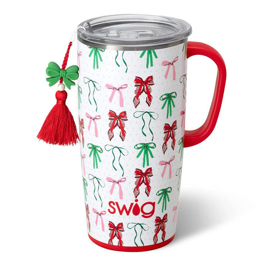 Ribbons and Bows Travel Mug (22oz)