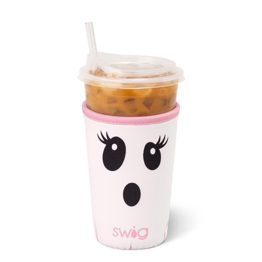 Boo Crew Ghost Iced Cup Coolie (Medium 22-28oz)