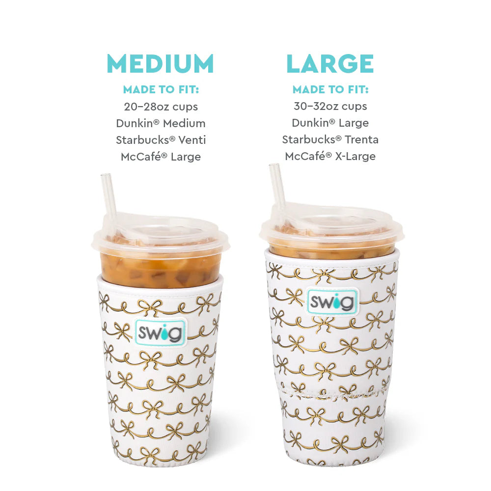 Pretty in Pearl Iced Cup Coolie (Medium - 22-28oz)